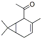 1-(3,7,7-trimethylbicyclo[4.1.0]hept-3-en-2-yl)ethan-1-one CAS#: 40824-36-0