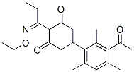 1-(4-(3-acetyl-2,4,6-trimethylphenyl)-2,6-cyclohexanedionyl)-O-ethyl propionaldehyde oxime CAS#: 148981-11-7