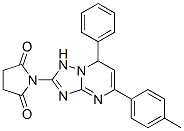 1-[4-(4-methylphenyl)-2-phenyl-1,5,7,9-tetrazabicyclo[4.3.0]nona-3,5,7 -trien-8-yl]pyrrolidine-2,5-dione CAS#: 171668-03-4
