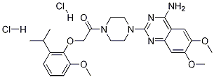 1-(4-Amino-6,7-dimethoxy-2-quinazolinyl)-4-[[2-methoxy-6-(1-methylethyl)phenoxy]acetyl]piperazinedihydrochloride CAS#: 173059-17-1