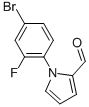1-(4-BROMO-2-FLUOROPHENYL)-1H-PYRROLE-2-CARBOXALDEHYDE CAS#: 383136-24-1