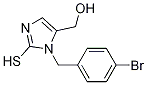 1-(4-BroMobenzyl)-2-Mercapto-5-hydroxyMethyliMidazole CAS#: 312936-77-9