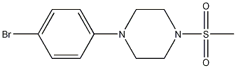 1-(4-Bromophenyl)-4-(methylsulfonyl)piperazine CAS#: 357647-98-4