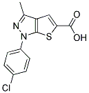 1-(4-CHLORO-PHENYL)-3-METHYL-1H-THIENO[2,3-C]PYRAZOLE-5-CARBOXYLIC ACID CAS#: 326618-92-2