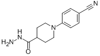 1-(4-CYANOPHENYL)-4-PIPERIDINECARBOHYDRAZIDE CAS#: 352018-91-8