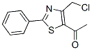 1-[4-(Chloromethyl)-2-phenyl-5-thiazolyl]ethanone CAS#: 41981-05-9
