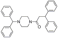 1-[4-(DiphenylMethyl)-1-piperazinyl]-3,3-diphenyl-1-propanone CAS#: 41332-24-5