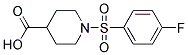 1-[(4-Fluorophenyl)sulphonyl]piperidine-4-carboxylic acid CAS#: 326907-70-4