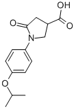 1-(4-ISOPROPOXY-PHENYL)-5-OXO-PYRROLIDINE-3-CARBOXYLIC ACID CAS#: 351066-81-4
