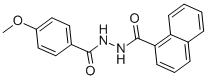 1-(4-METHOXYBENZOYL)-2-(1-NAPHTHOYL)-HYDRAZINE CAS#: 331636-68-1