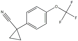 1-(4-(trifluoromethoxy)phenyl)cyclopropanecarbonitrile CAS#: 173859-39-7