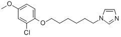 1-(6-(2-chloro-4-methoxyphenoxy)hexyl)imidazole HCl CAS#: 148749-35-3