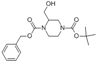 1-BENZYL 4-TERT-BUTYL 2-(HYDROXYMETHYL)PIPERAZINE-1,4-DICARBOXYLATE CAS#: 317365-33-6