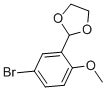 1-BROMO-3-(1,3-DIOXOLAN-2-YL)-4-METHOXYBENZENE CAS#: 156603-10-0