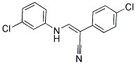 1-CYANO-1-(4-CHLOROPHENYL)-2-[(3-CHLOROPHENYL)AMINO]ETHENE CAS#: 338403-08-0
