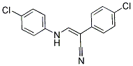 1-CYANO-1-(4-CHLOROPHENYL)-2-[(4-CHLOROPHENYL)AMINO]ETHENE CAS#: 338402-93-0