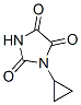1-CYCLOPROPYLIMIDAZOLIDINE-2,4,5-TRIONE CAS#: 40408-46-6