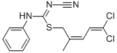 1-Cyano-2-(5,5-dichloro-2-methylpenta-2,4-dienyl)-3-phenylisothiourea CAS#: 353254-67-8