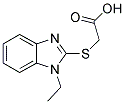 (1-ETHYL-1H-BENZOIMIDAZOL-2-YLSULFANYL)-ACETIC ACID CAS#: 333435-51-1