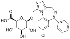 1-Hydroxy Alprazolam b-D-Glucuronide CAS#: 144964-58-9