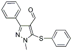 1-METHYL-3-PHENYL-5-(PHENYLSULFANYL)-1H-PYRAZOLE-4-CARBALDEHYDE CAS#: 318247-51-7