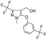 [1-METHYL-3-(TRIFLUOROMETHYL)-5-[3-(TRIFLUOROMETHYL)PHENOXY]-1H-PYRAZOL-4-YL]METHANOL CAS#: 318469-40-8