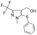 [1-METHYL-5-(PHENYLSULFANYL)-3-(TRIFLUOROMETHYL)-1H-PYRAZOL-4-YL]METHANOL CAS#: 318239-51-9