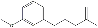 1-Methoxy-3-(4-methyl-4-pentenyl)benzene CAS#: 40463-26-1