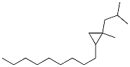 1-Methyl-1-(2-methylpropyl)-2-nonylcyclopropane CAS#: 41977-41-7