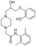 1-Piperazineacetamide, N-(2,6-dimethylphenyl)-4-[2-hydroxy-3-(2-hydroxyphenoxy)propyl]- CAS#: 172430-45-4