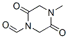 1-Piperazinecarboxaldehyde, 4-methyl-2,5-dioxo- (9CI) CAS#: 147900-77-4