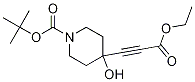 1-Piperidinecarboxylic acid, 4-(3-ethoxy-3-oxo-1-propyn-1-yl)-4-hydroxy-, 1,1-diMethylethyl ester CAS#: 374794-90-8