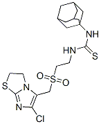 1-(adamant-1-yl)-3-(2-(6-chloro-2,3-dihydroimidazo(2,1-b)thiazol-5-ylmethylsulfonyl)ethyl)thiourea CAS#: 152218-06-9