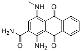 1-amino-9,10-dihydro-4-(methylamino)-9,10-dioxoanthracene-2-carboxamide CAS#: 4486-13-9