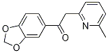 1-(benzo[d][1,3]dioxol-5-yl)-2-(6-Methylpyridin-2-yl)ethanone CAS#: 356560-89-9