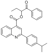 1-benzoylpropyl 2-(4-isopropylphenyl)-4-quinolinecarboxylate CAS#: 355433-34-0