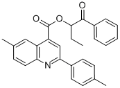1-benzoylpropyl 6-methyl-2-(4-methylphenyl)-4-quinolinecarboxylate CAS#: 355429-77-5