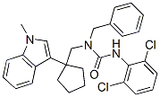 1-benzyl-3-(2,6-dichlorophenyl)-1-[[1-(1-methylindol-3-yl)cyclopentyl] methyl]urea CAS#: 145131-56-2