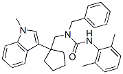 1-benzyl-3-(2,6-dimethylphenyl)-1-[[1-(1-methylindol-3-yl)cyclopentyl] methyl]urea CAS#: 145131-55-1