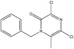 1-benzyl-3,5-dichloro-6-Methylpyrazin-2(1H)-one CAS#: 173200-35-6