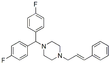 1-[bis(4-fluorophenyl)methyl]-4-cinnamylpiperazine CAS#: 40218-96-0