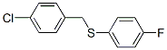 1-chloro-4-[(4-fluorophenyl)sulfanylmethyl]benzene CAS#: 405-30-1