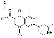 1-cyclopropyl-6-fluoro-5-methyl-7-(3-methylpiperazin-1-yl)-4-oxo-2,3-dihydroquinoline-3-carboxylic acid hydrochloride CAS#: 173689-78-6
