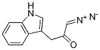 1-diazo-3-(indol-3-yl)propan-2-one CAS#: 150649-16-4