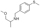 (1-methoxypropan-2-yl)({[4-(methylsulfanyl)phenyl]methyl})amine CAS#: 355816-32-9