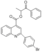 1-methyl-2-oxo-2-phenylethyl 2-(4-bromophenyl)-4-quinolinecarboxylate CAS#: 355428-43-2