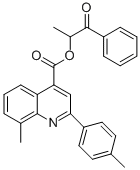 1-methyl-2-oxo-2-phenylethyl 8-methyl-2-(4-methylphenyl)-4-quinolinecarboxylate CAS#: 355428-46-5