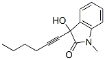 1-methyl-3-(1-hexynyl)-3-hydroxy-2-indolinone CAS#: 149916-73-4