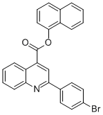 1-naphthyl 2-(4-bromophenyl)-4-quinolinecarboxylate CAS#: 355433-80-6