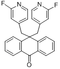 10,10-BIS[(2-FLUORO-4-PYRIDINYL)METHYL]-9(10H)-ANTHRACENONE CAS#: 160588-45-4